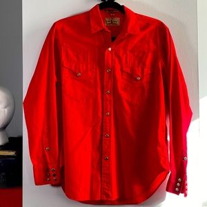 Womens Ralph Lauren Western Wear Red Shirt in Size 14